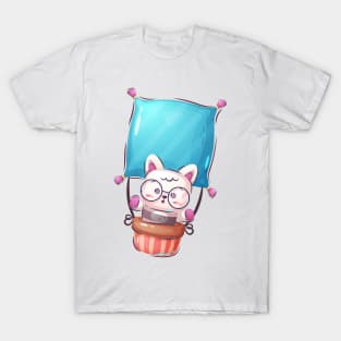 Funny Kitten Concept Art T-Shirt